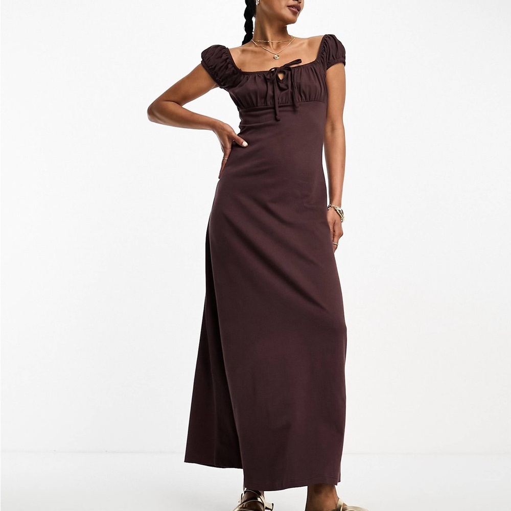 Brown Midi Dress